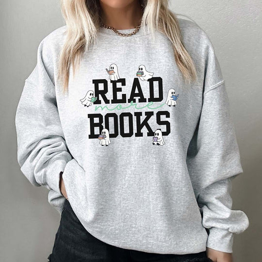Read More Books Cute Ghost Sweatshirt