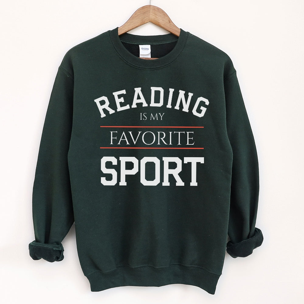 Reading is My Favorite Sport Sweatshirt