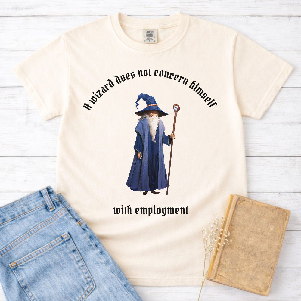 A Wizard Does Not Concern Himself Shirt
