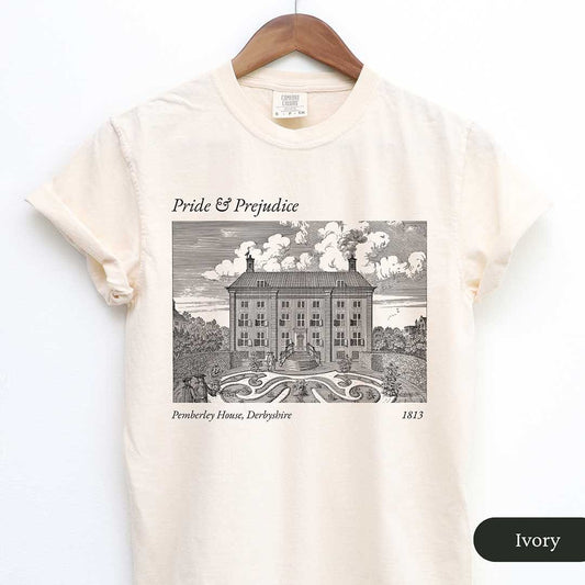 Graphic Pemberley House Pride and Prejudice Shirt