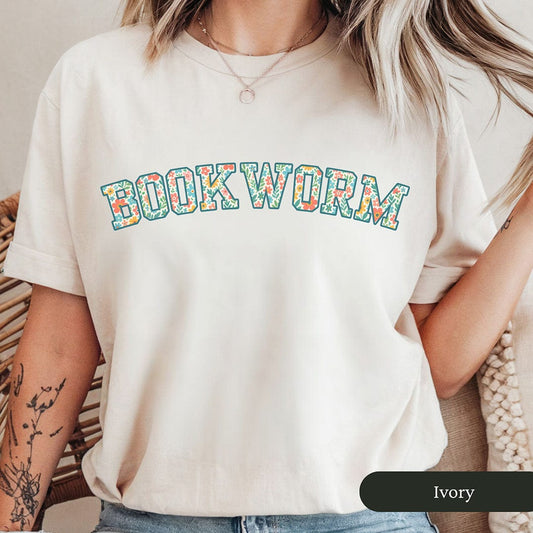 Floral Bookworm Shirt