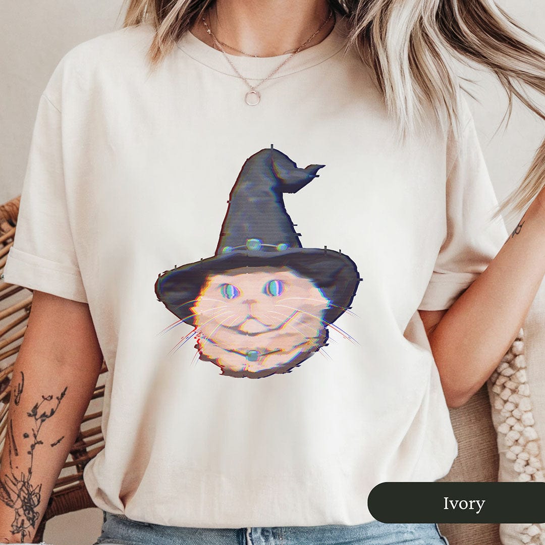 Retro Wizard Cat Shirt