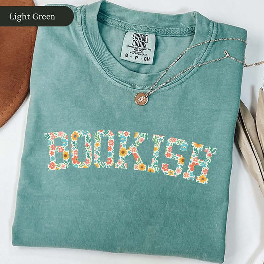 Floral Bookish Varsity Shirt