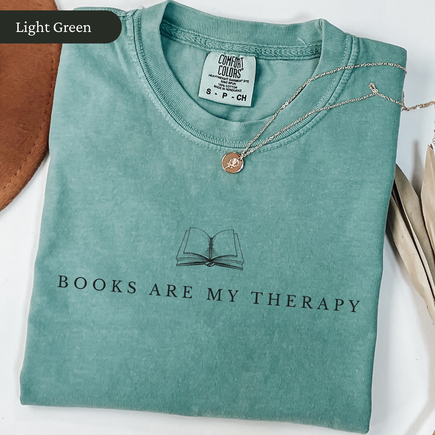 Books Are My Therapy Shirt