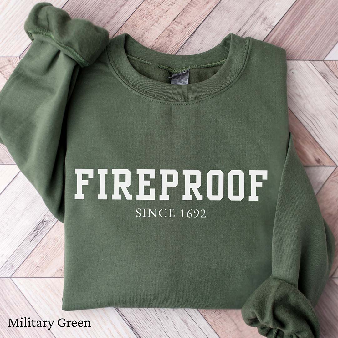 Varsity Fireproof Since 1692 Witchy Sweatshirt
