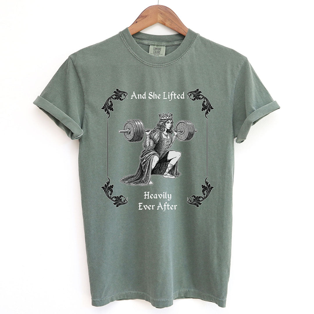 She Lifted Heavily Ever After Women's Gym Shirt