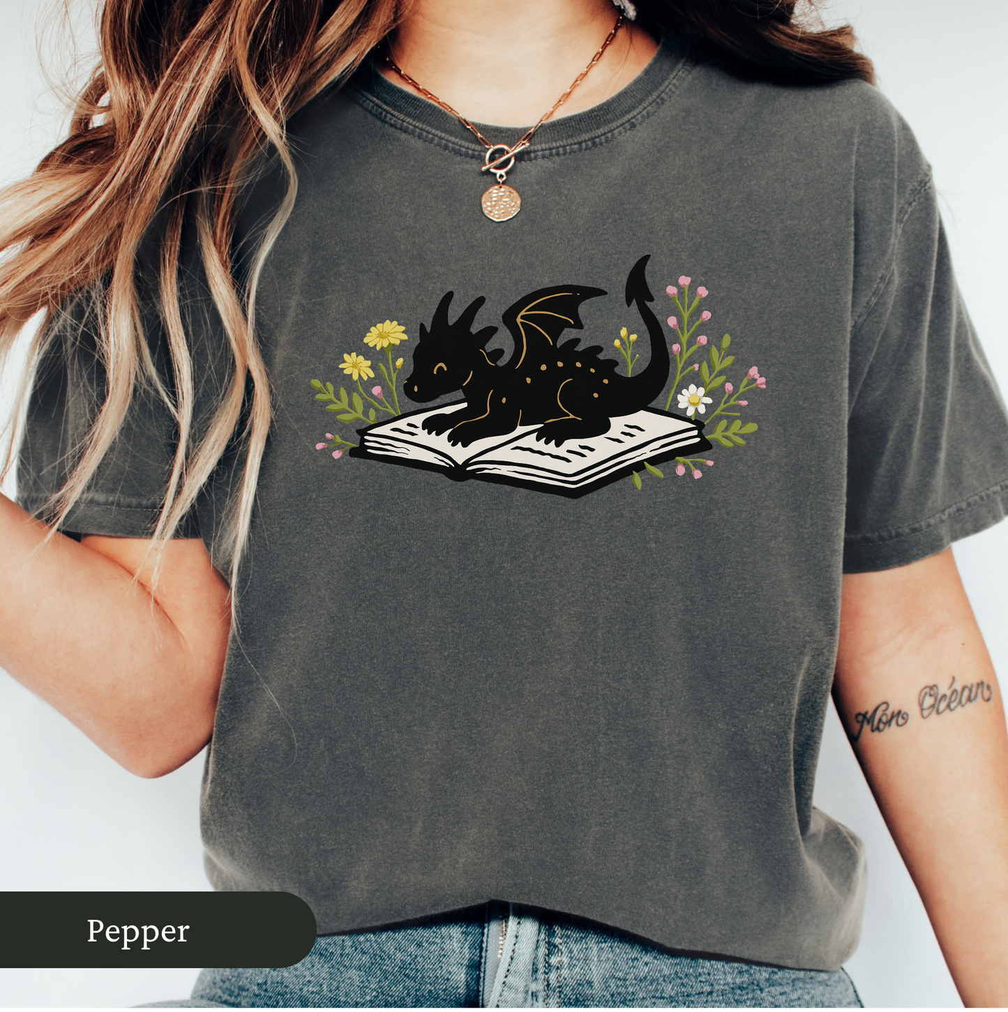 Cute Book Dragon Shirt