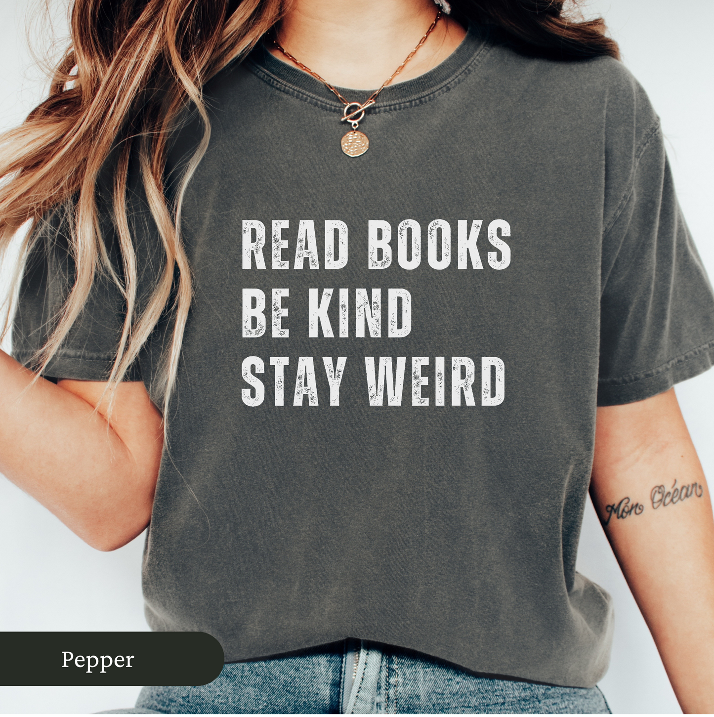 Read Books Be Kind Stay Weird Shirt