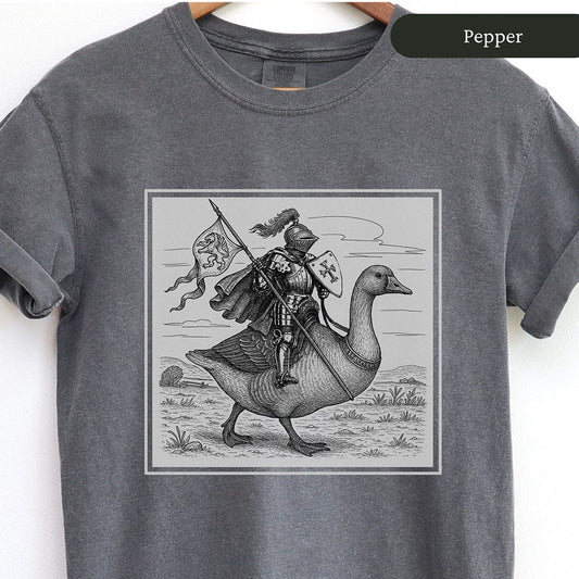 Medieval Knight Goose Rider Shirt