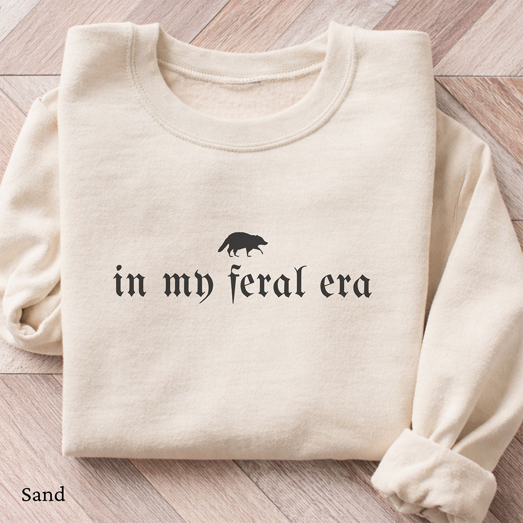 In My Feral Era Raccoon Sweatshirt