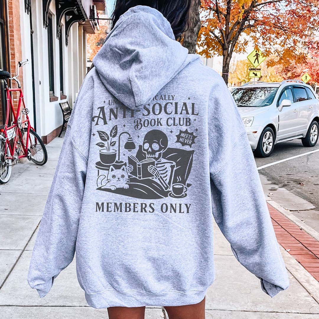 Unapologetically Anti-Social Book Club Sweatshirt
