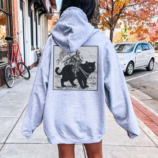 Medieval Cat Knight Hoodie