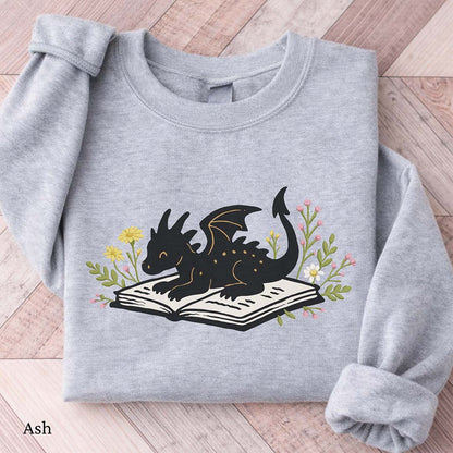 Cute Book Dragon Sweatshirt