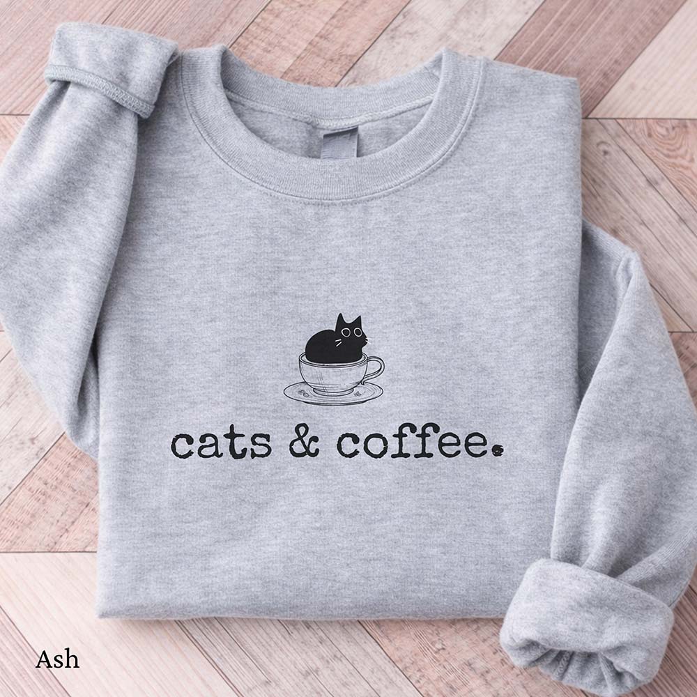 Cats & Coffee Sweatshirt