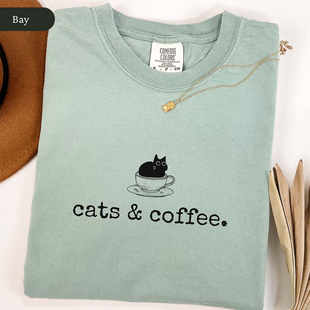 Cats And Coffee Shirt