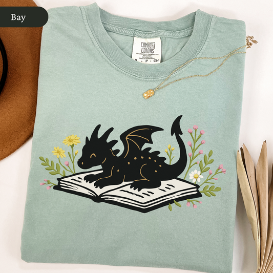 Cute Book Dragon Shirt