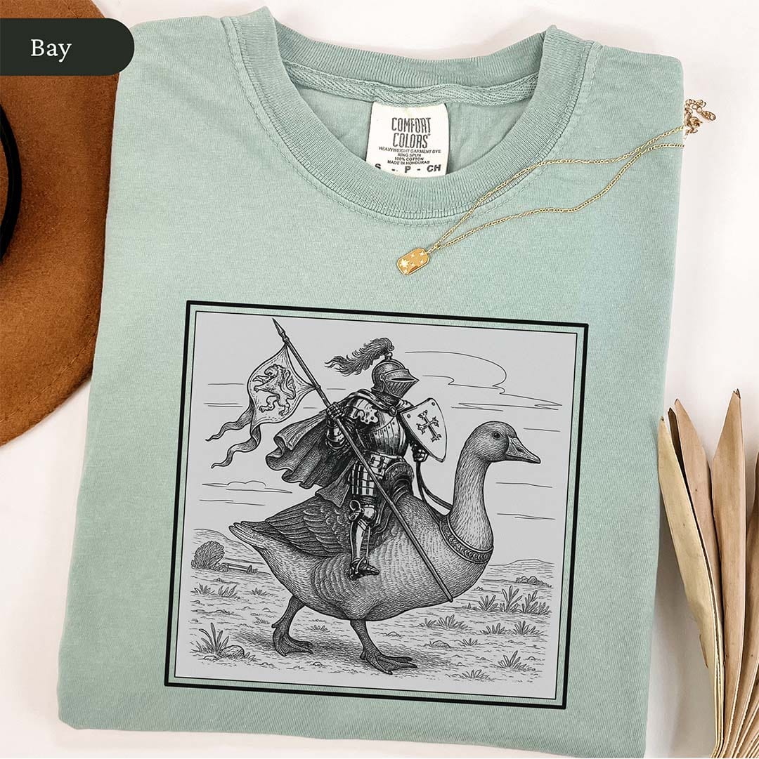 Medieval Knight Goose Rider Shirt