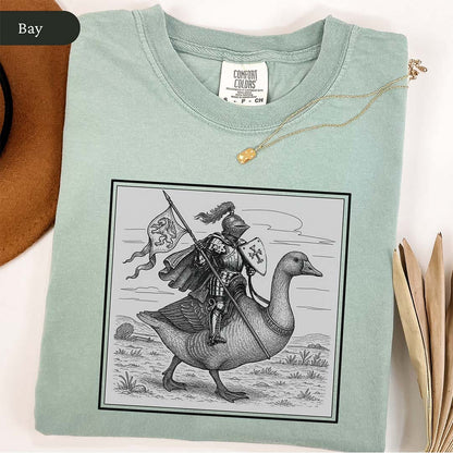 Medieval Knight Goose Rider Shirt