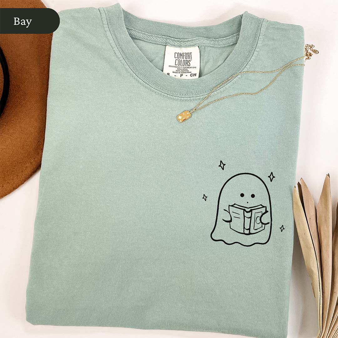 Minimalist Bookish Ghost Shirt
