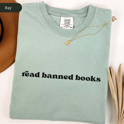 Minimalist Read Banned Books Shirt