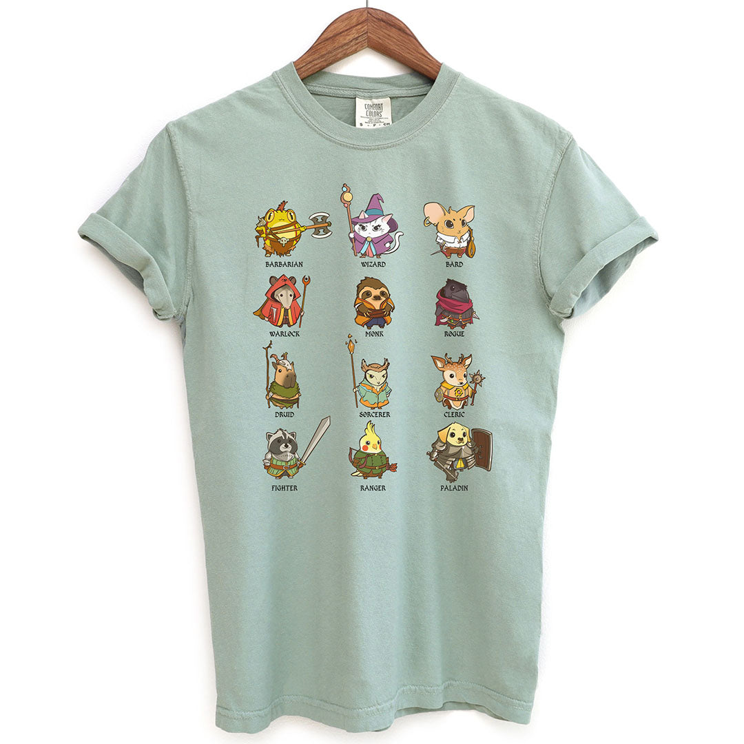 DnD Classes Cute Animal Shirt