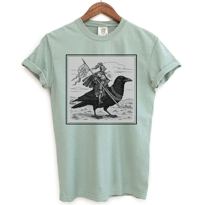 Medieval Knight Crow Rider Shirt