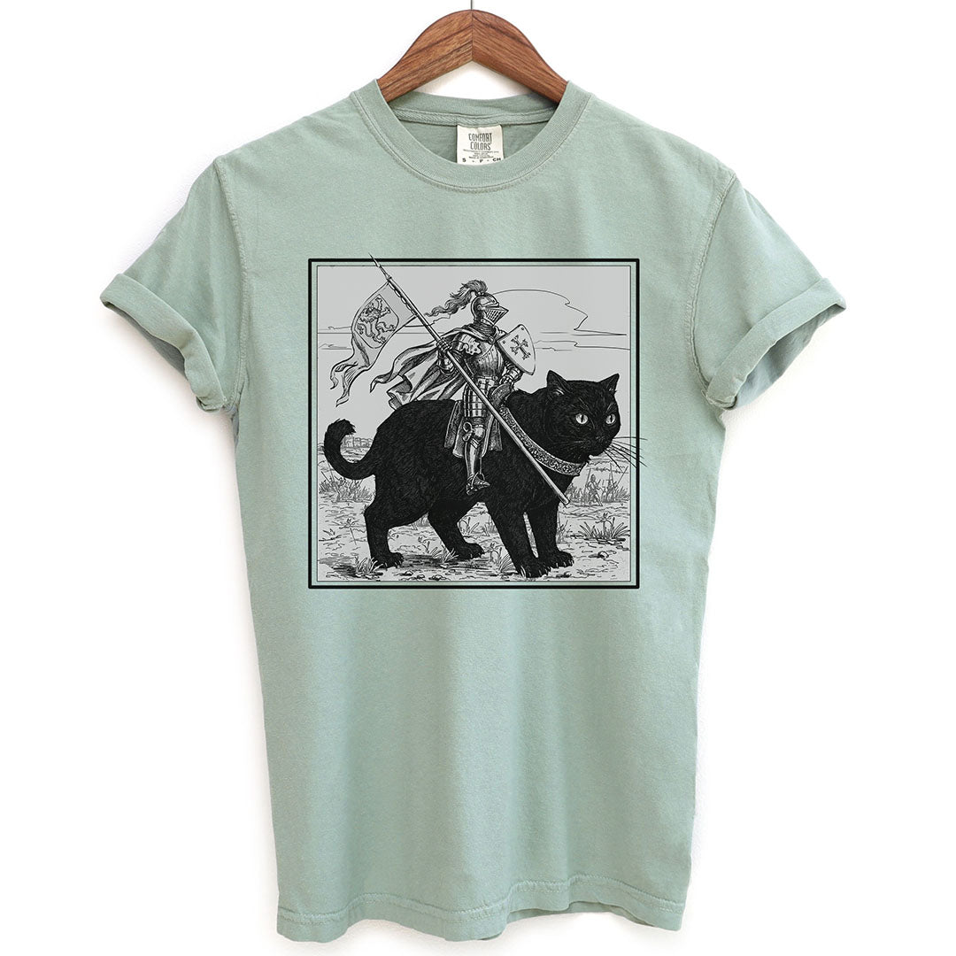 Medieval Knight Cat Rider Shirt
