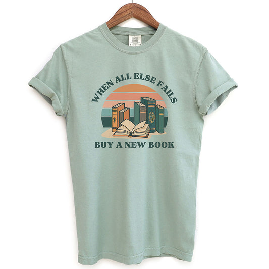 Retro When All Else Fails Buy A New Book Shirt