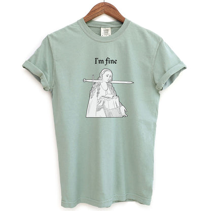 I'm Fine Medieval Humor Shirt