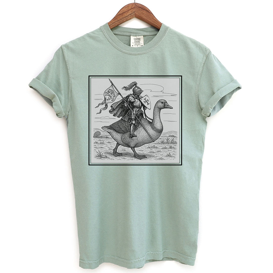Medieval Knight Goose Rider Shirt