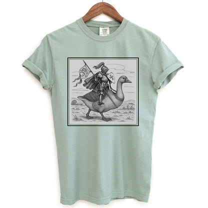 Medieval Knight Goose Rider Shirt