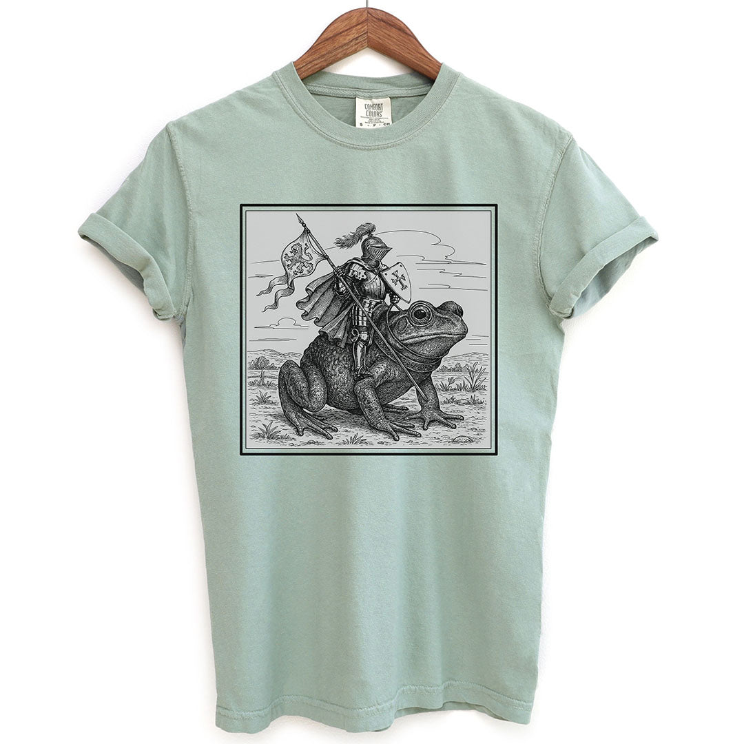 Medieval Knight Frog Rider Shirt