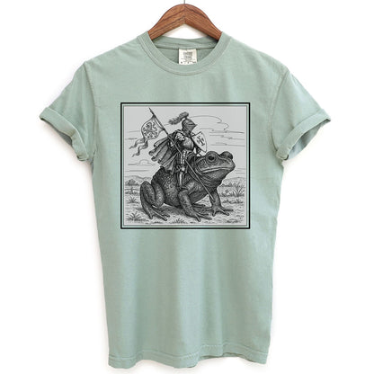 Medieval Knight Frog Rider Shirt