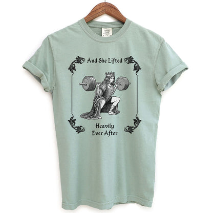 She Lifted Heavily Ever After Women's Gym Shirt