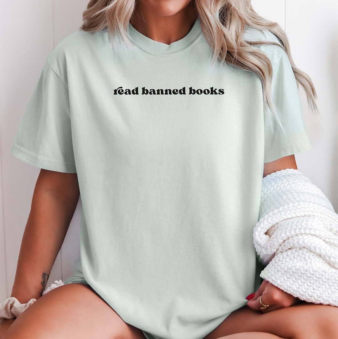 Minimalist Read Banned Books Shirt