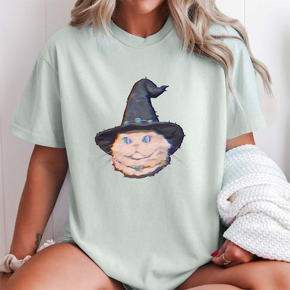 Retro Wizard Cat Shirt