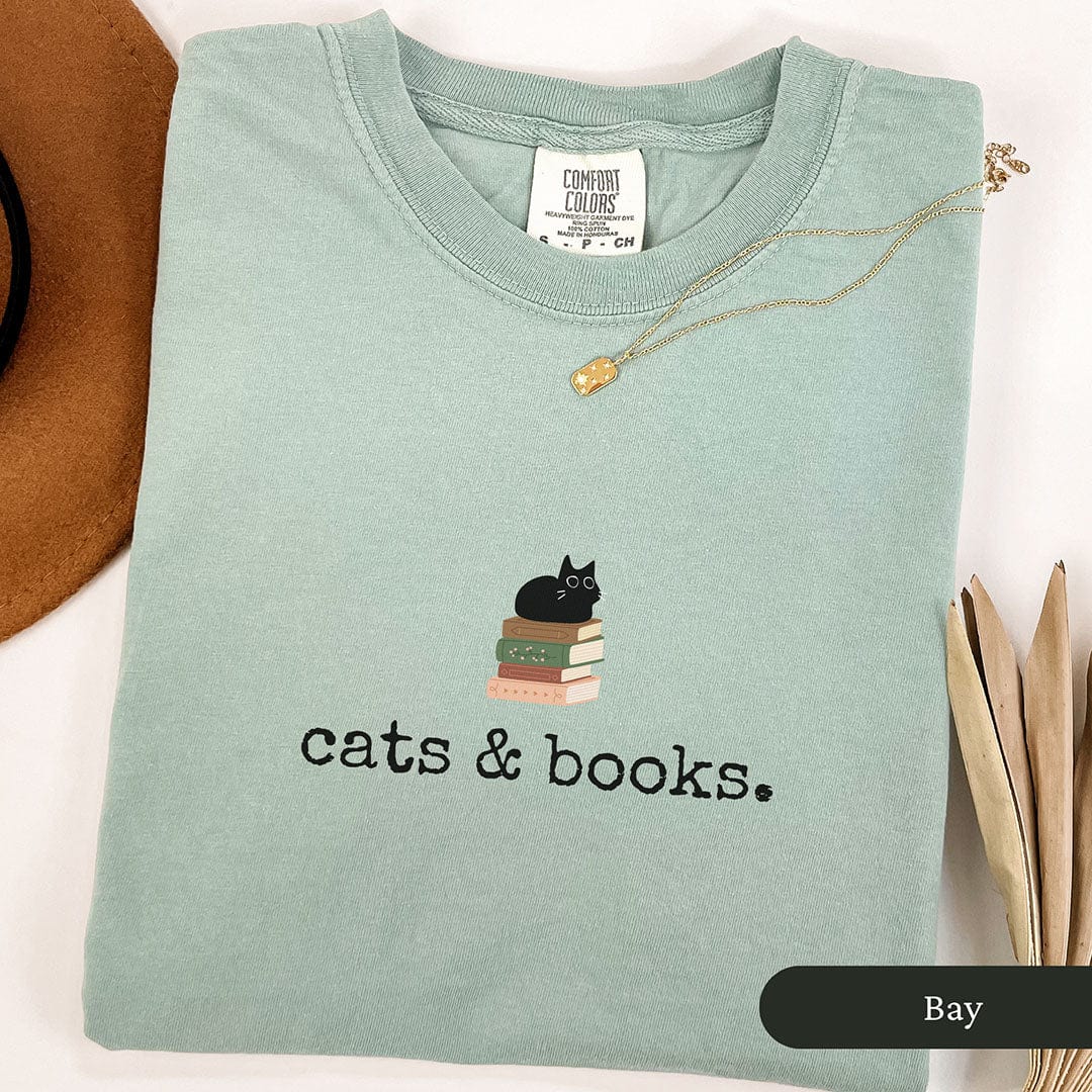 Cats And Books Shirt