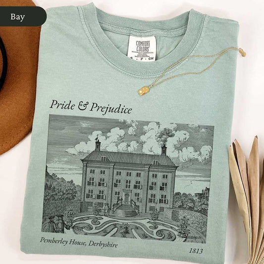 Graphic Pemberley House Pride and Prejudice Shirt