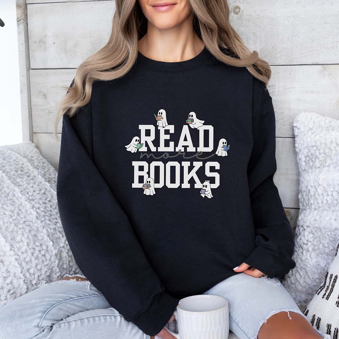 Read More Books Cute Ghost Sweatshirt