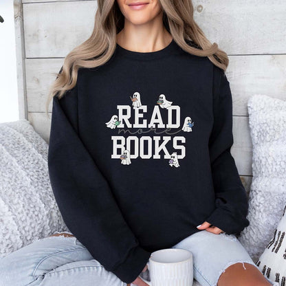 Read More Books Cute Ghost Sweatshirt