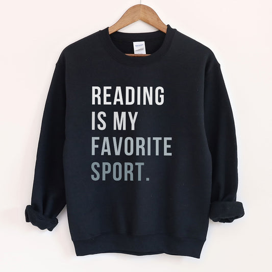 Reading is My Favorite Sport Sweatshirt 03