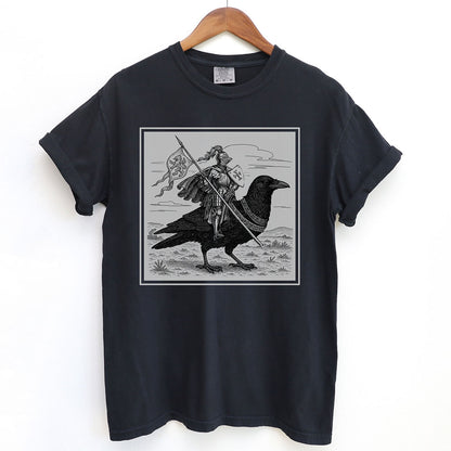 Medieval Knight Crow Rider Shirt