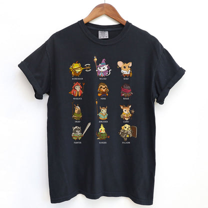 DnD Classes Cute Animal Shirt