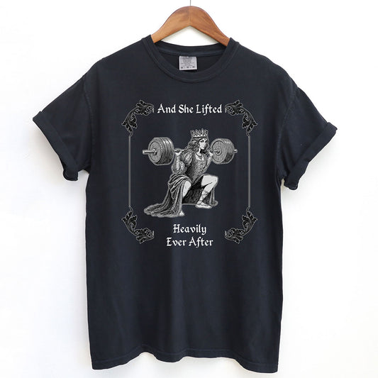 She Lifted Heavily Ever After Women's Gym Shirt