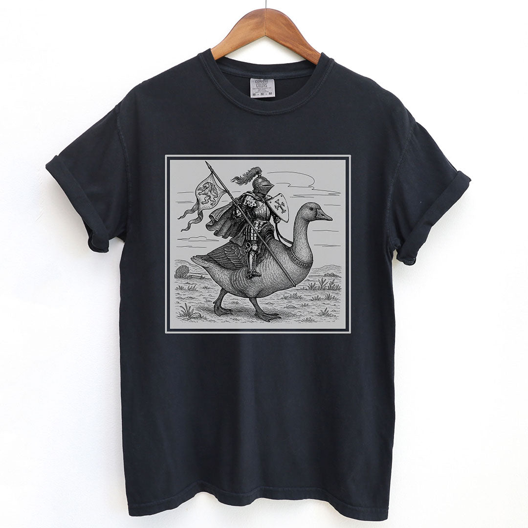 Medieval Knight Goose Rider Shirt