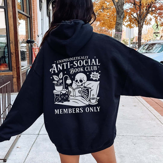Unapologetically Anti-Social Book Club Sweatshirt