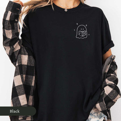 Minimalist Bookish Ghost Shirt