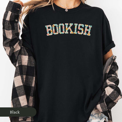Floral Bookish Varsity Shirt