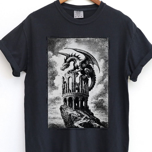 Vintage Castlecore Dragon Shirt