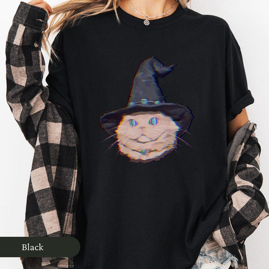 Retro Wizard Cat Shirt